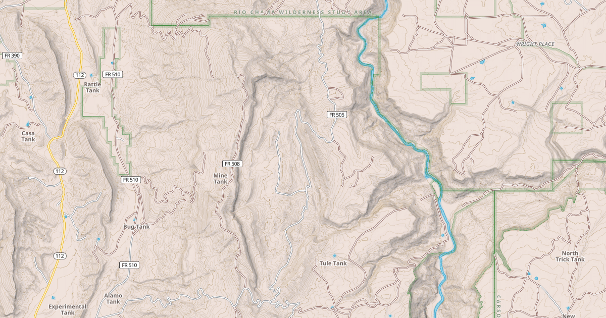 Map preview of POSO SPRGS