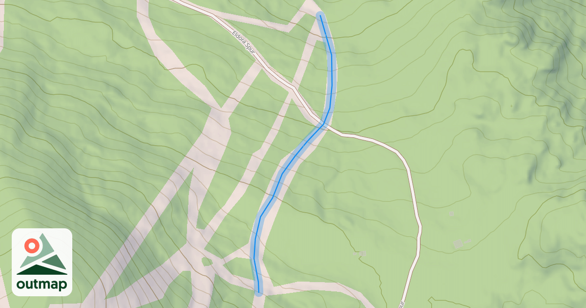 Map of Lower Diamond Back