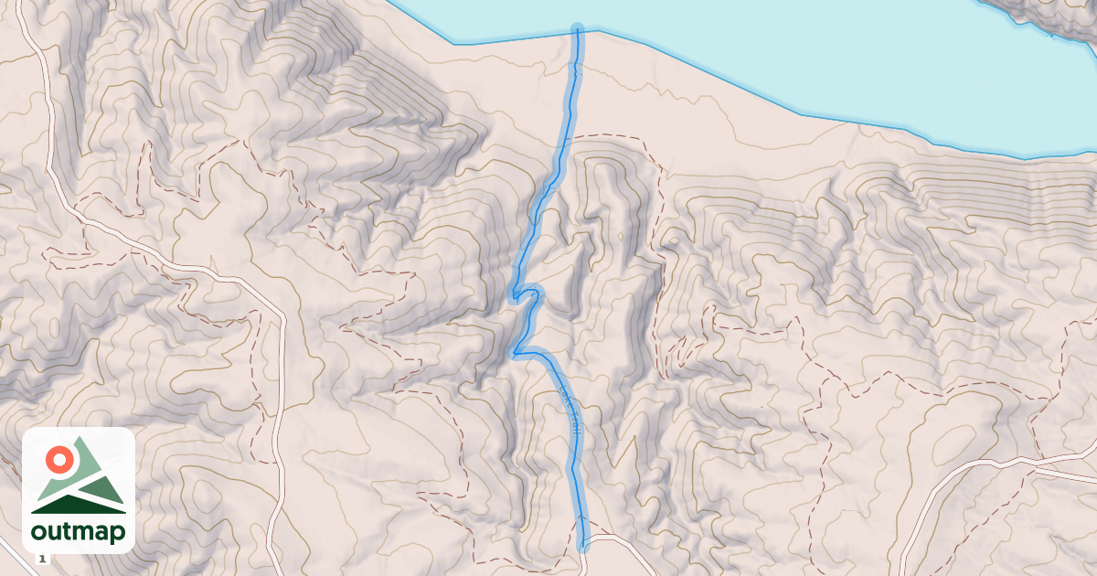 Map of Lake Trail