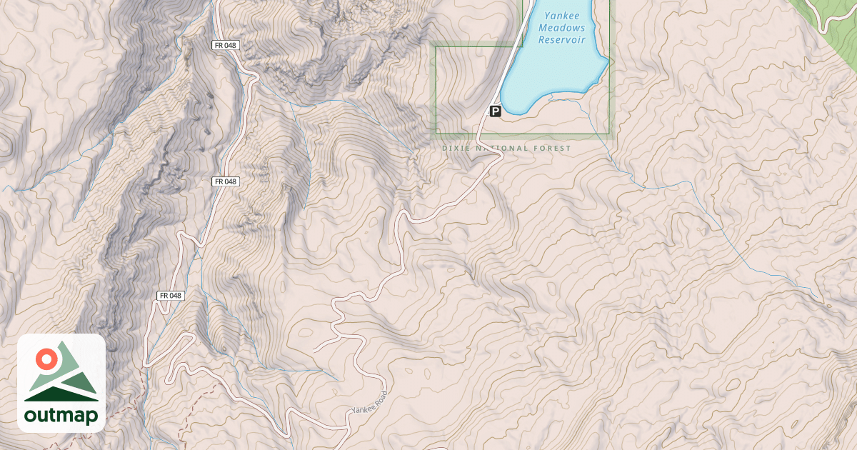 Map of BOWERY CREEK-YANKEE