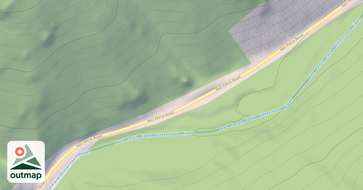 Map of (FDR) NEZ PERCE TRAIL