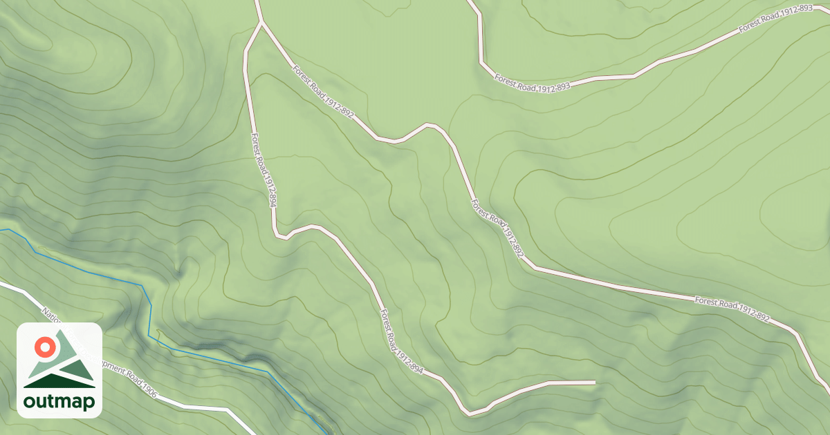 Map of USFS National Forest System Roads {9EC0B819-7401-4056-B1BF-E824E31E2D9A}