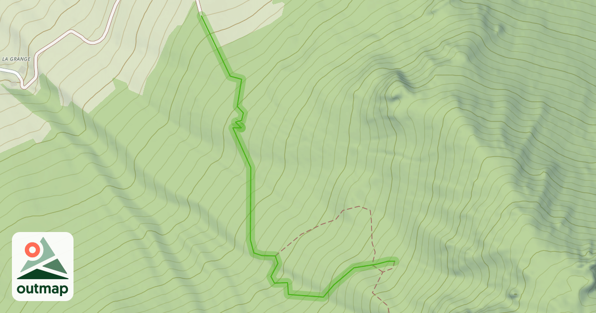 Map of Chemin d'Outannaz