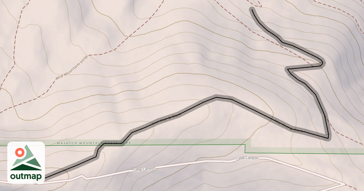 Map of The Out & Back