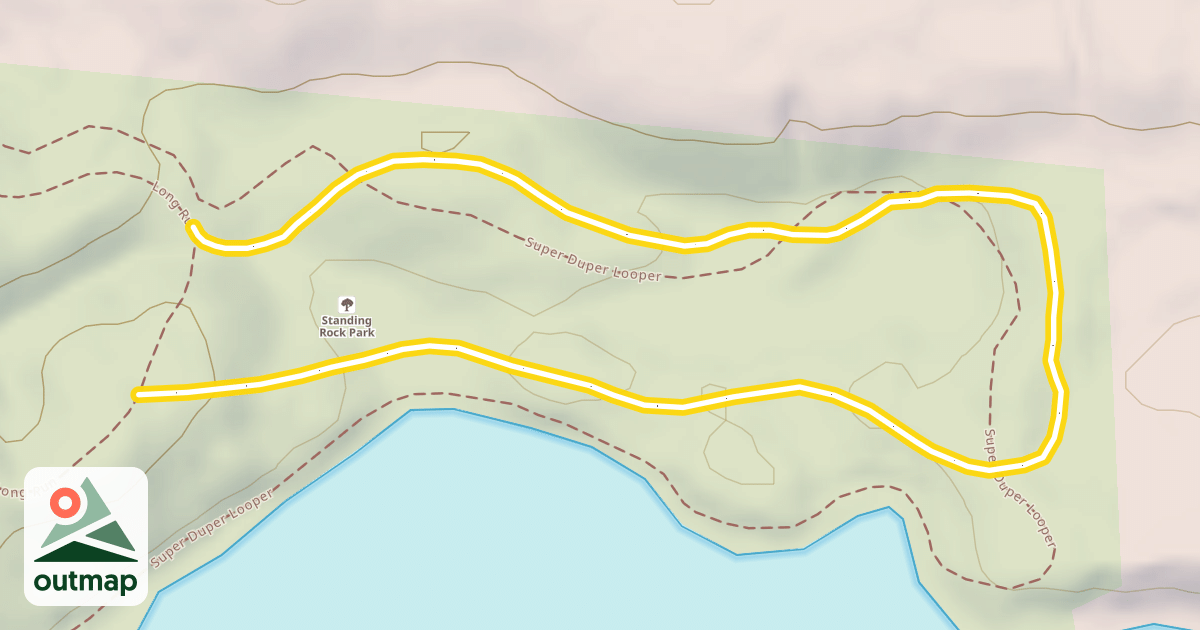 Map of Red Pine Run