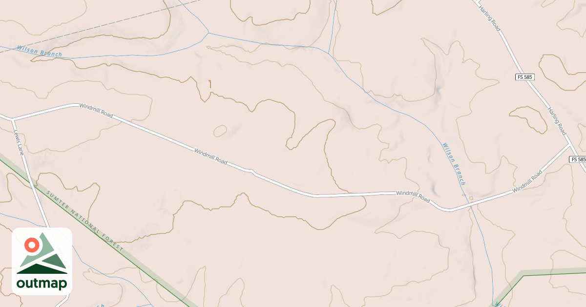 Map of HARLING C