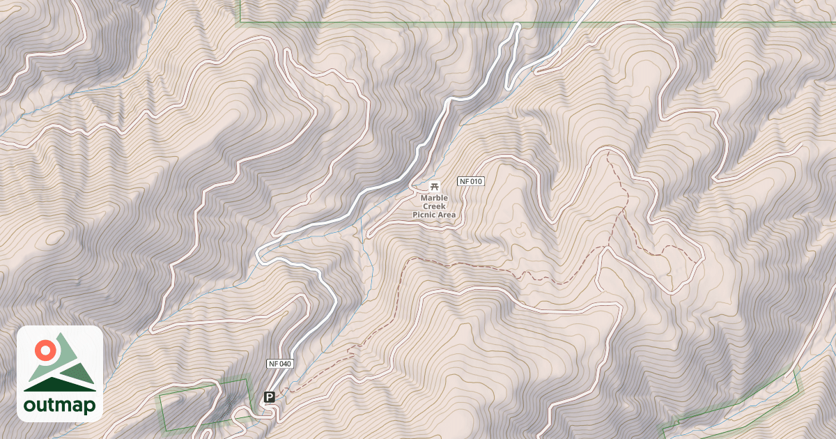 Map of MARBLE PASS ROAD