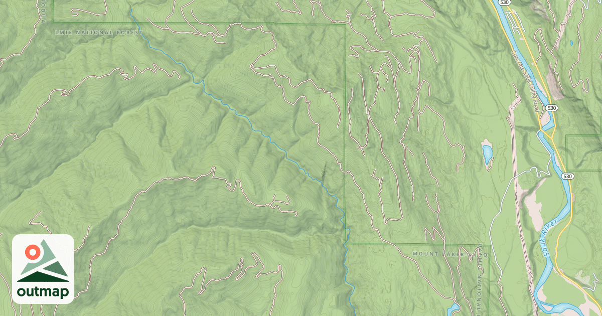 Map of RINKER RIDGE