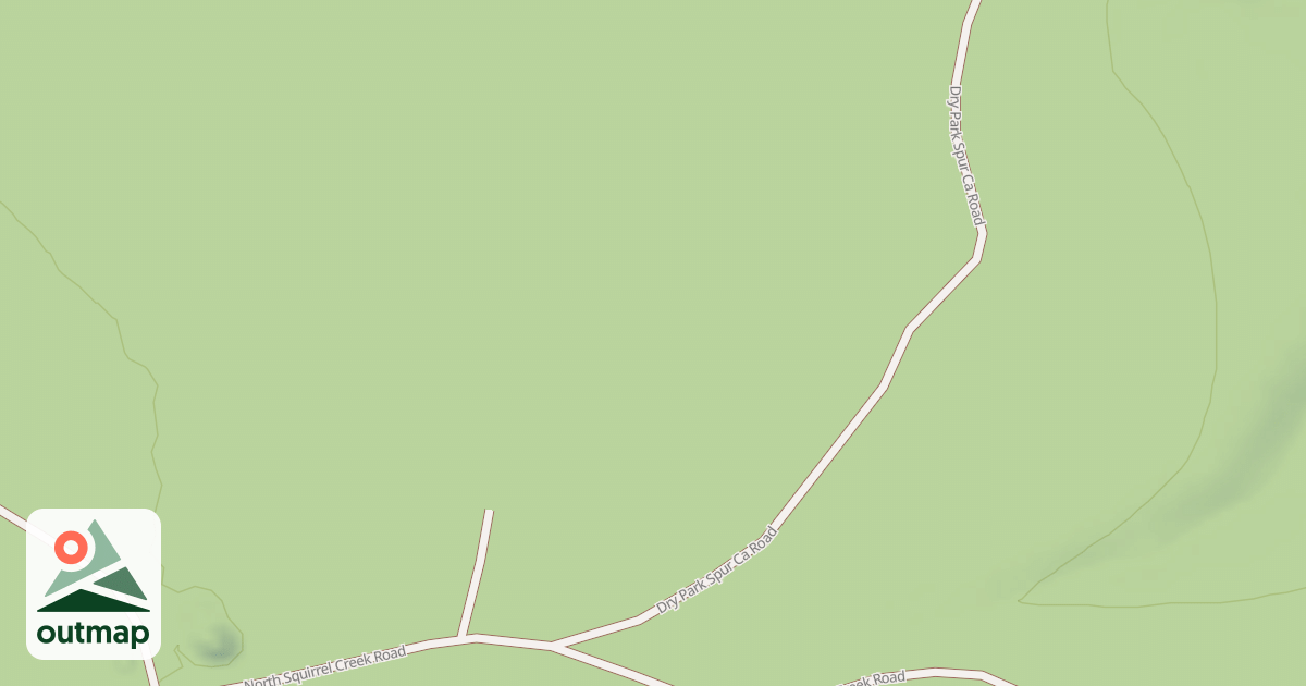 Map of DRY PARK SPUR CA