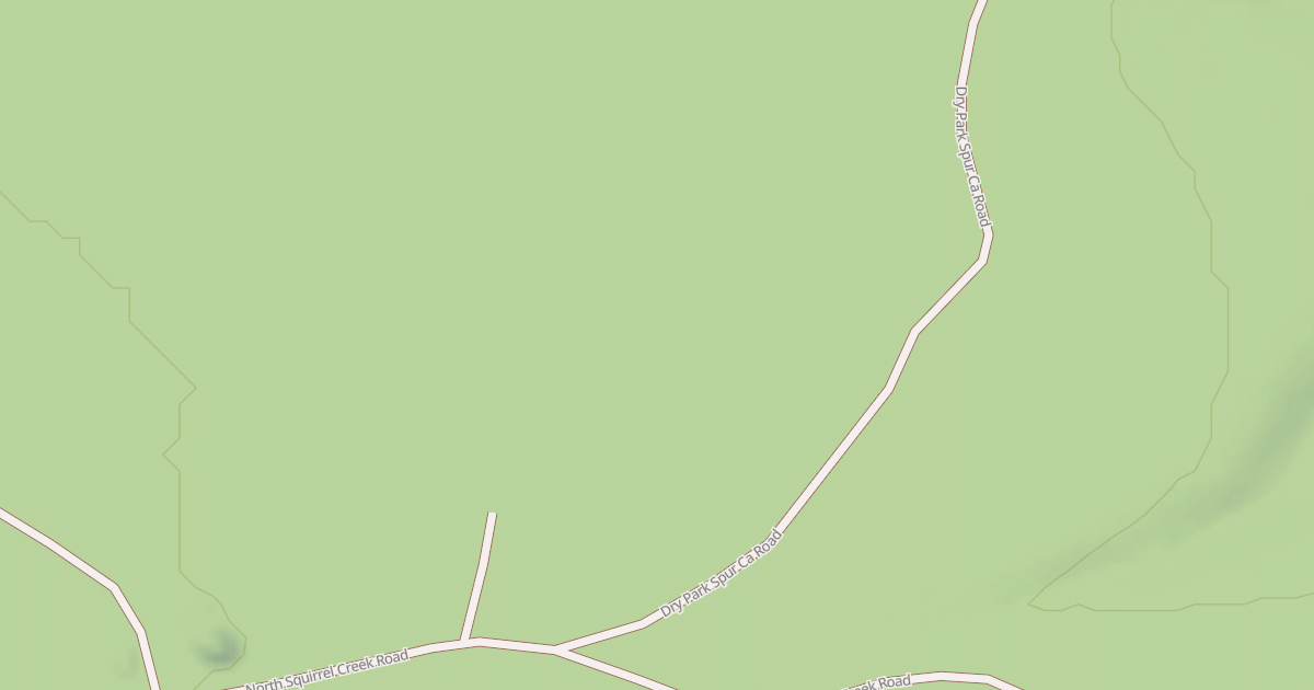Map preview of DRY PARK SPUR CA