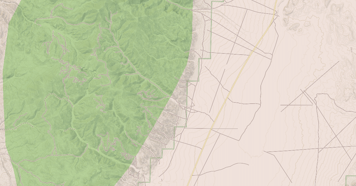 Map preview of NORTHUMBERLAND-MILL CANYON