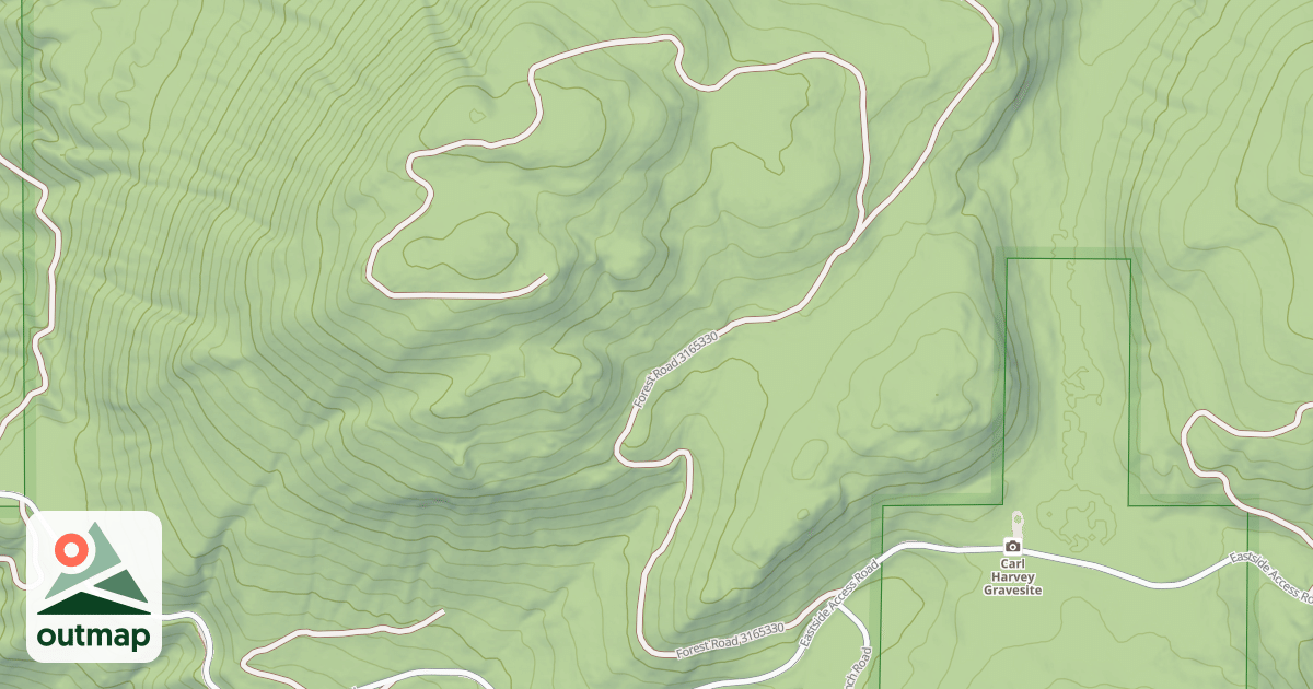 Map of USFS Motor Vehicle Use Map Roads {72F4F8D0-ADA8-4AE8-A1C8-8BB418DE69F4}