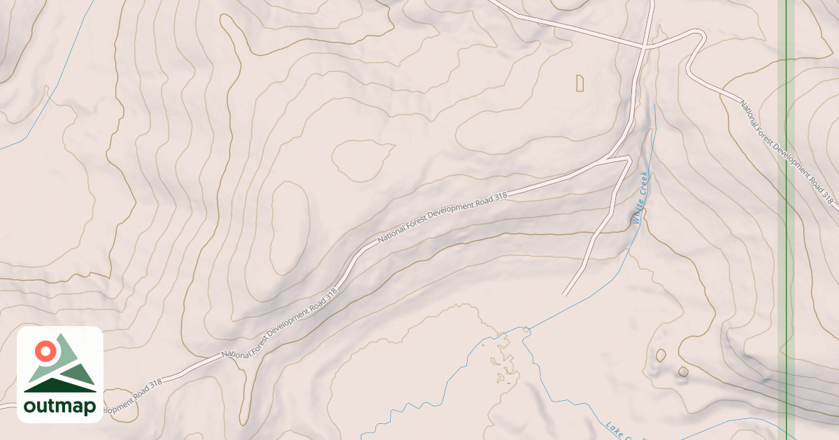 Map of CAREY CREEK-CORDUROY CREEK