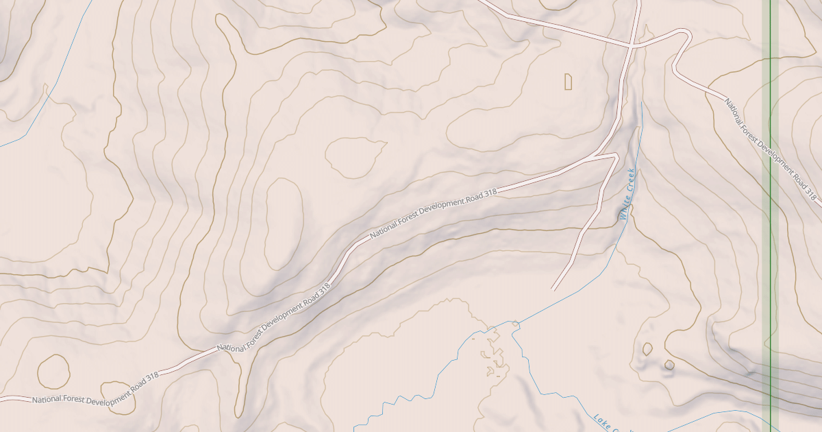 Map preview of CAREY CREEK-CORDUROY CREEK
