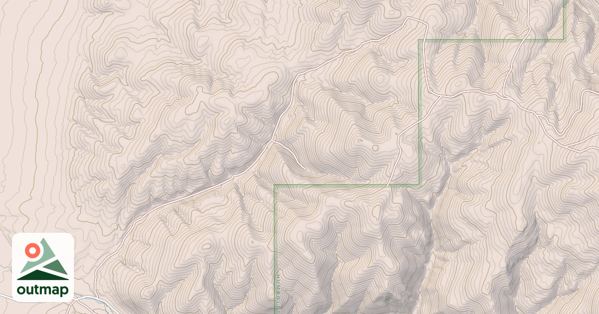 Map of WHITE ROCK CANYON