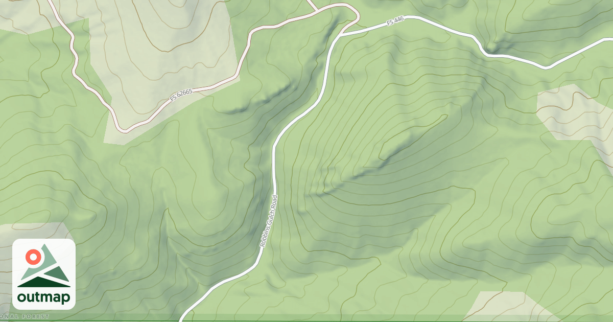 Map of (FDR) ROBBINS GULCH