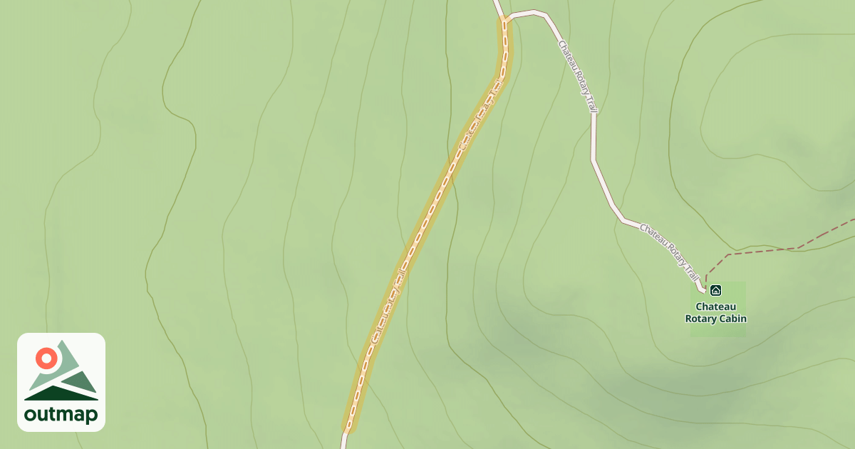 Map of Chateau Rotary Trail