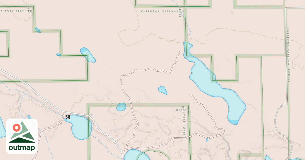 Map of DAVID LAKE ROAD