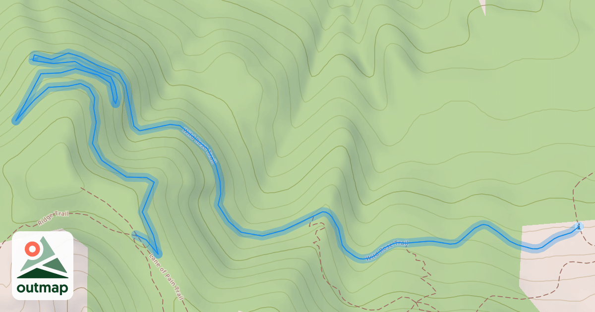 Map of Wild Rose Trail