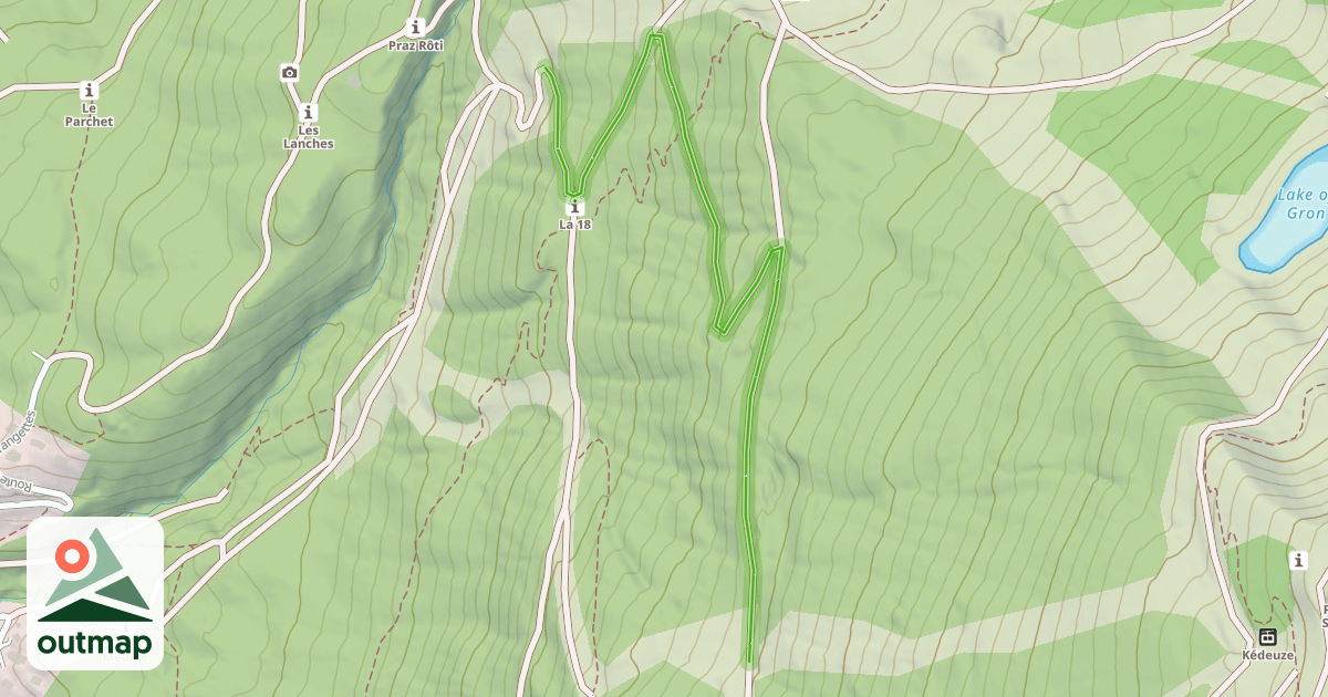 Map of La Forestière