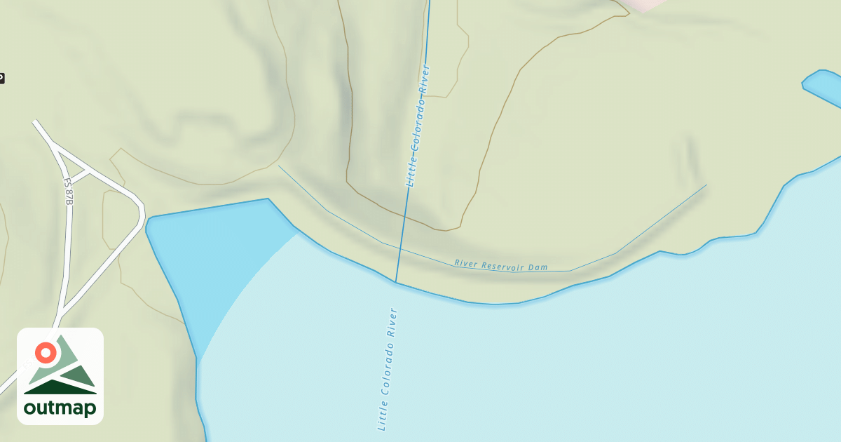 Map of RIVER RESERVOIR DAM (ADMIN)
