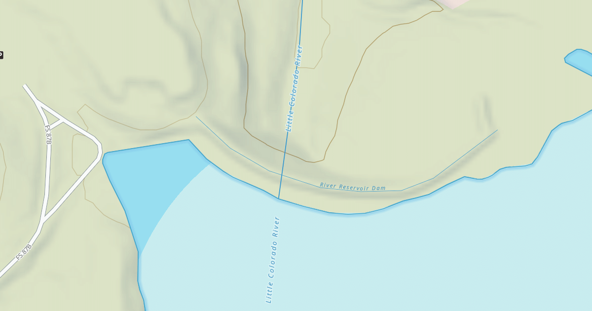 Map preview of RIVER RESERVOIR DAM (ADMIN)