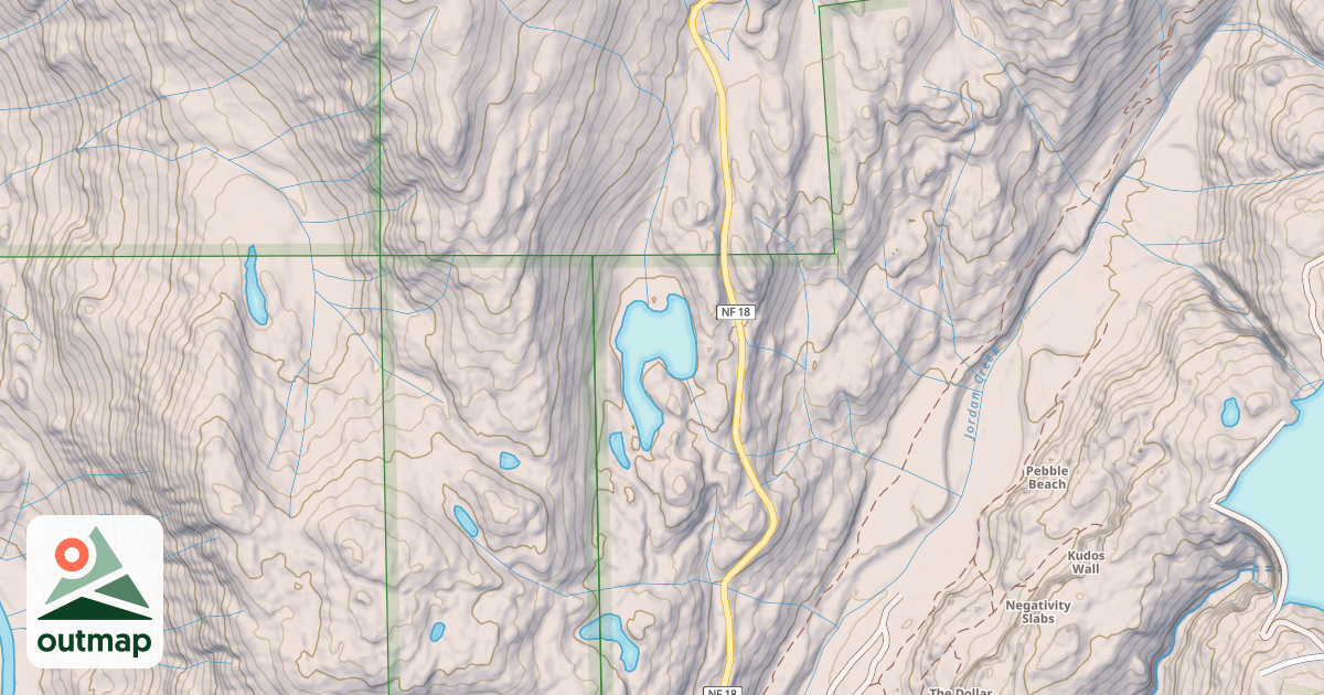 Map of BLACK OAK SPUR