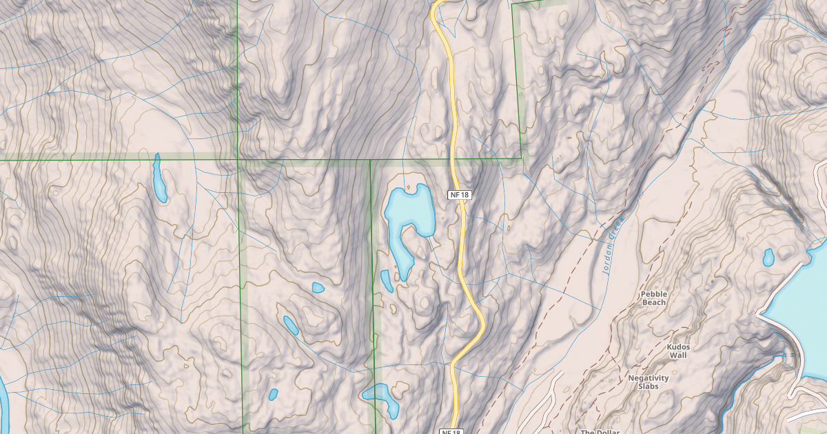 Map preview of BLACK OAK SPUR