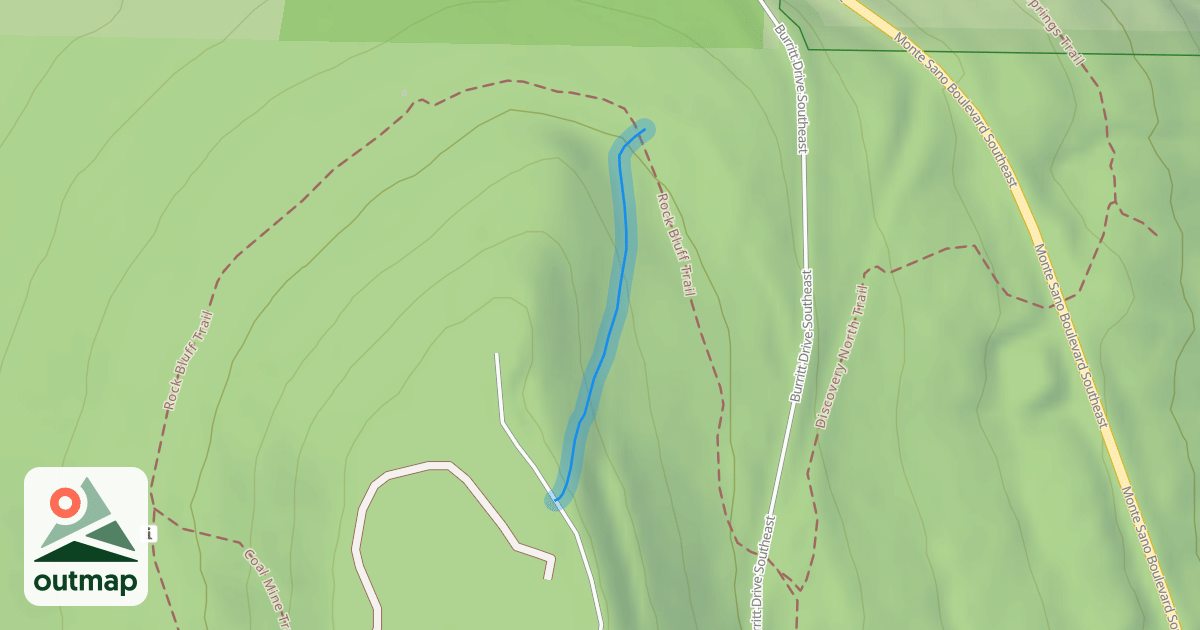 Map of Oak Tree Trail