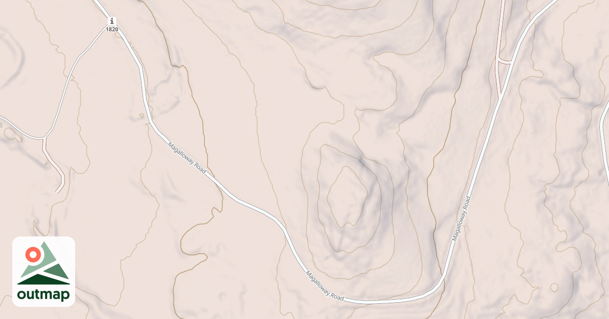 Map of Magalloway Rd