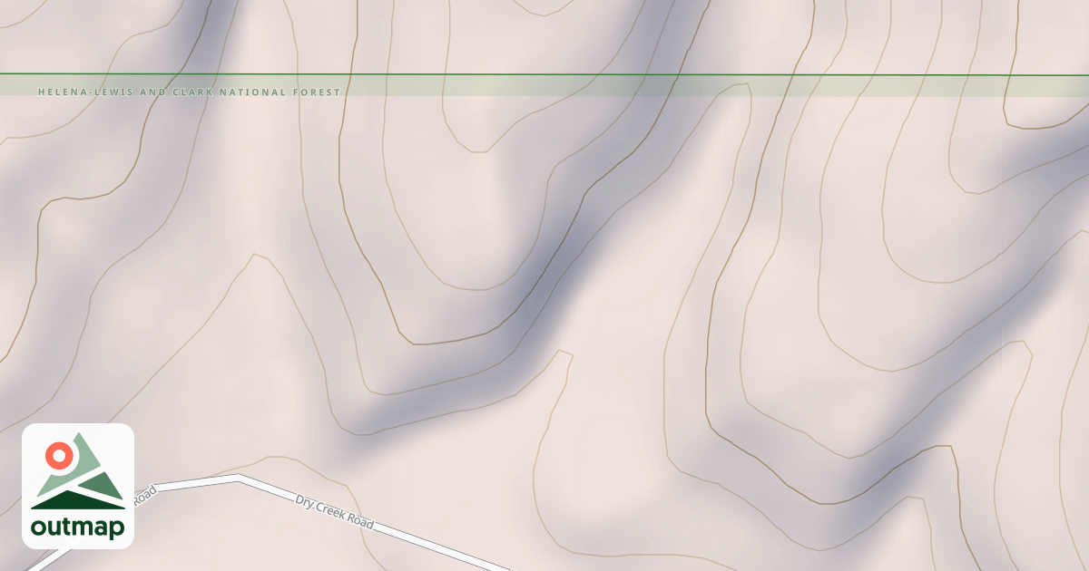 Map of DRY CREEK SPUR 113