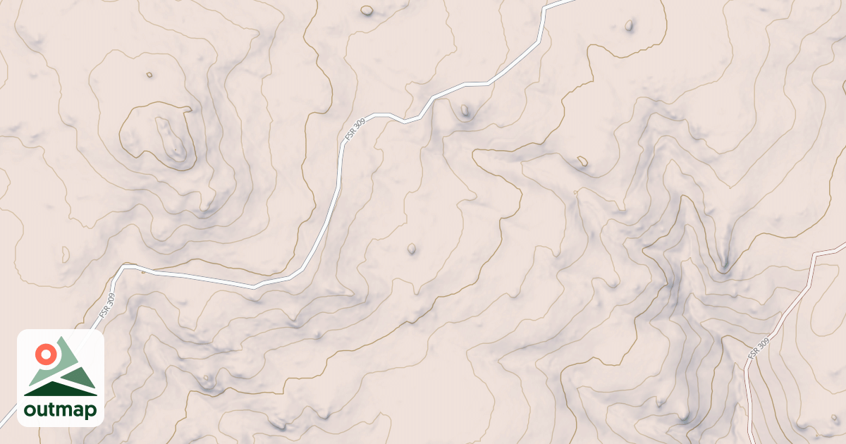 Map of USFS Motor Vehicle Use Map Trails 4624