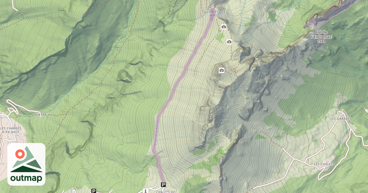 Map of Chemin de la Buchille