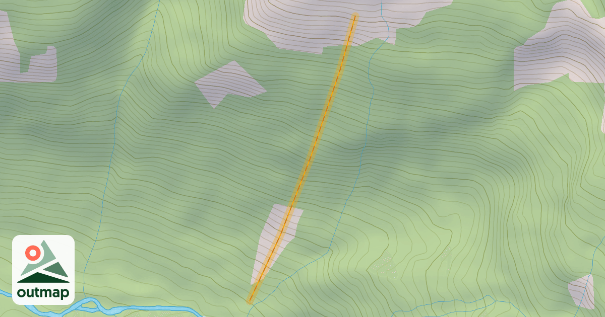 Map of Bluewater Chutes