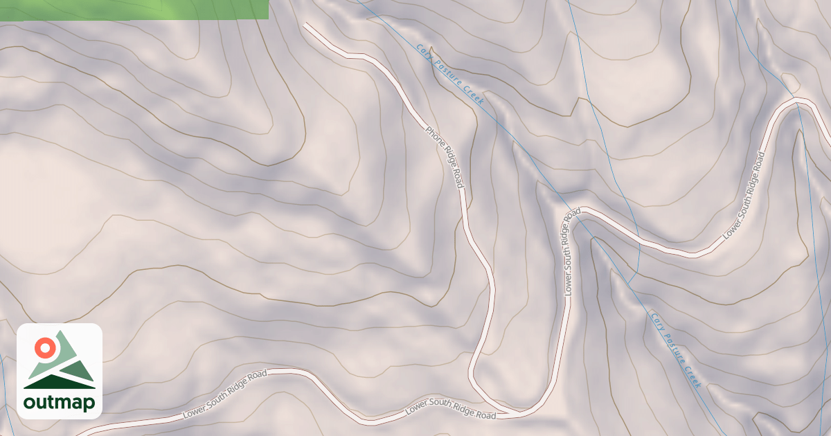 Map of PHONE RIDGE