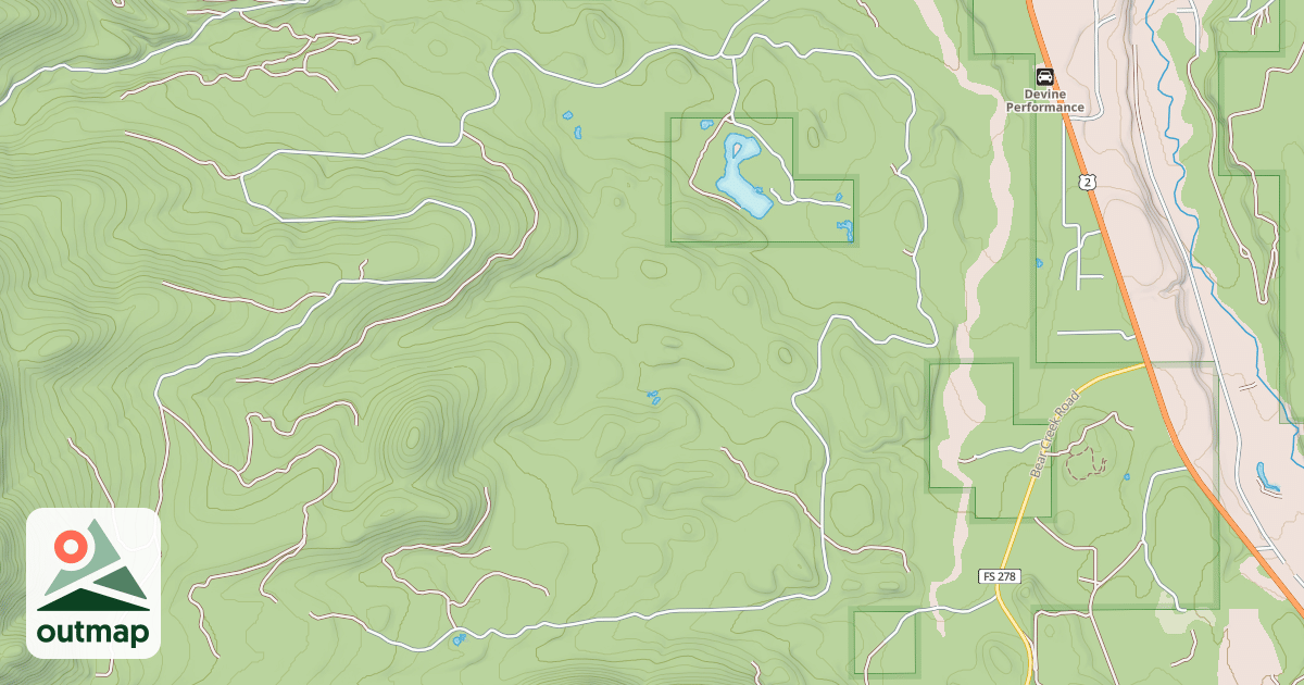 Map of DEEP CREEK