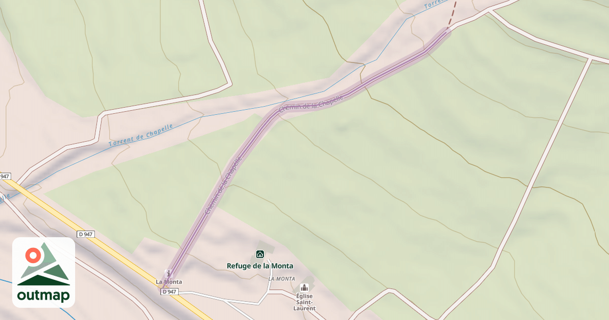 Map of Chemin de la Chapelle