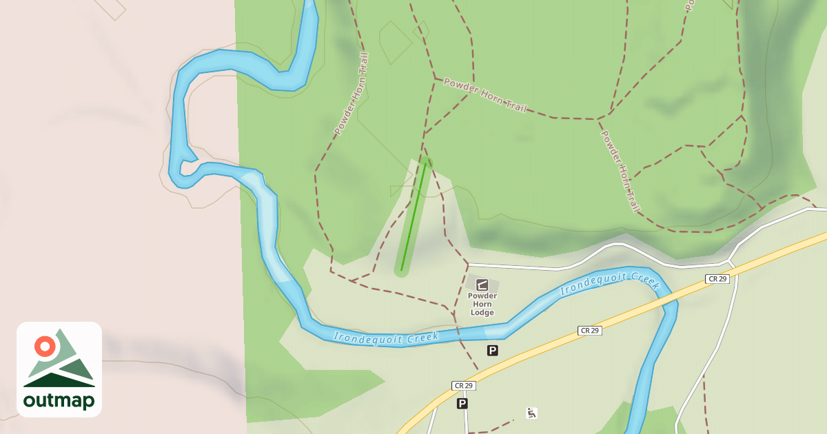 Map of Powder Mills Park