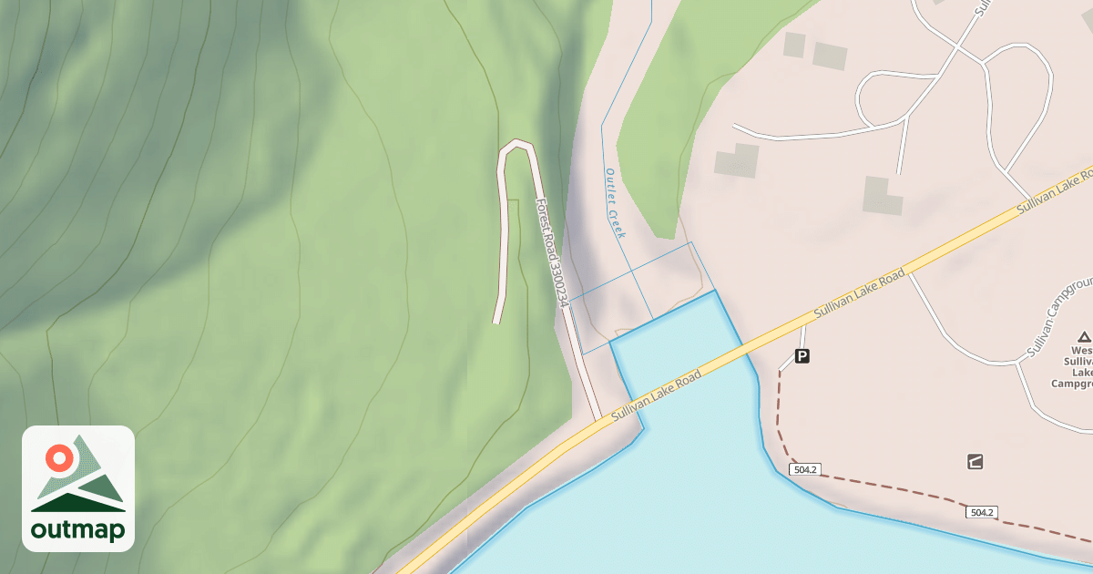 Map of USFS Motor Vehicle Use Map Roads {745DFA73-7281-4E7A-83F0-019FC8823BDB}