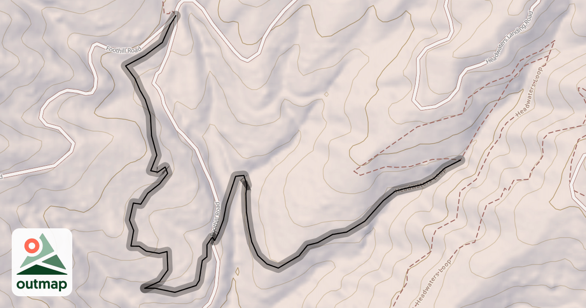 Map of Headwaters Loop