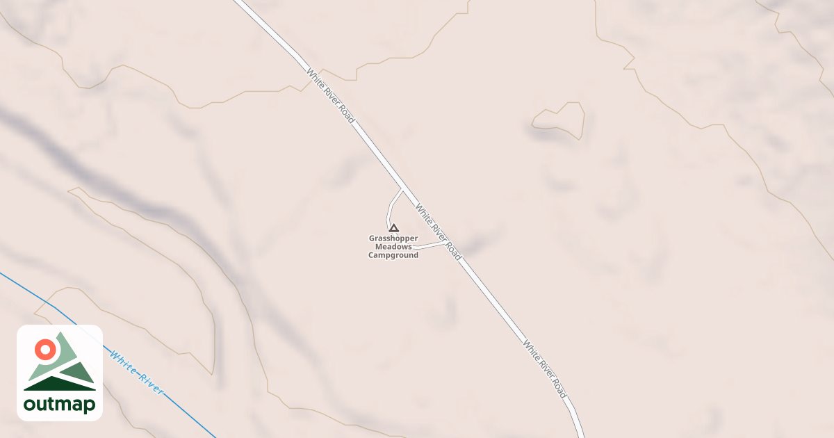 Map of GRASSHOPPER MEADOW CAMPGROUND