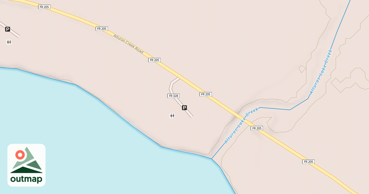 Map of ALTURAS LAKE PG SEC A