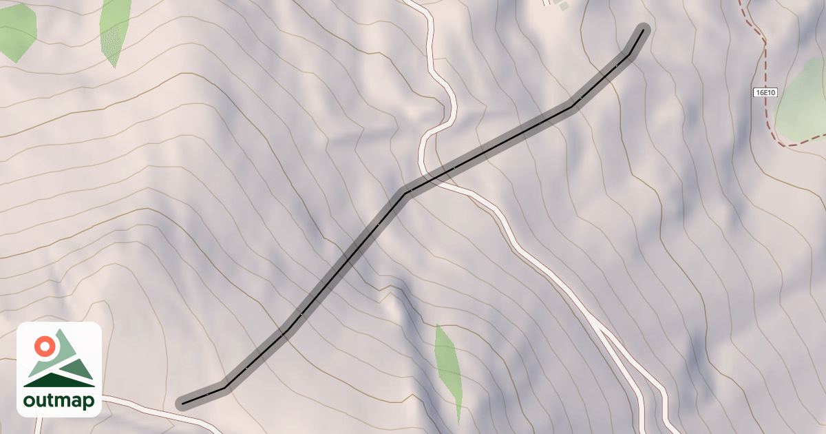 Map of Headwall Face