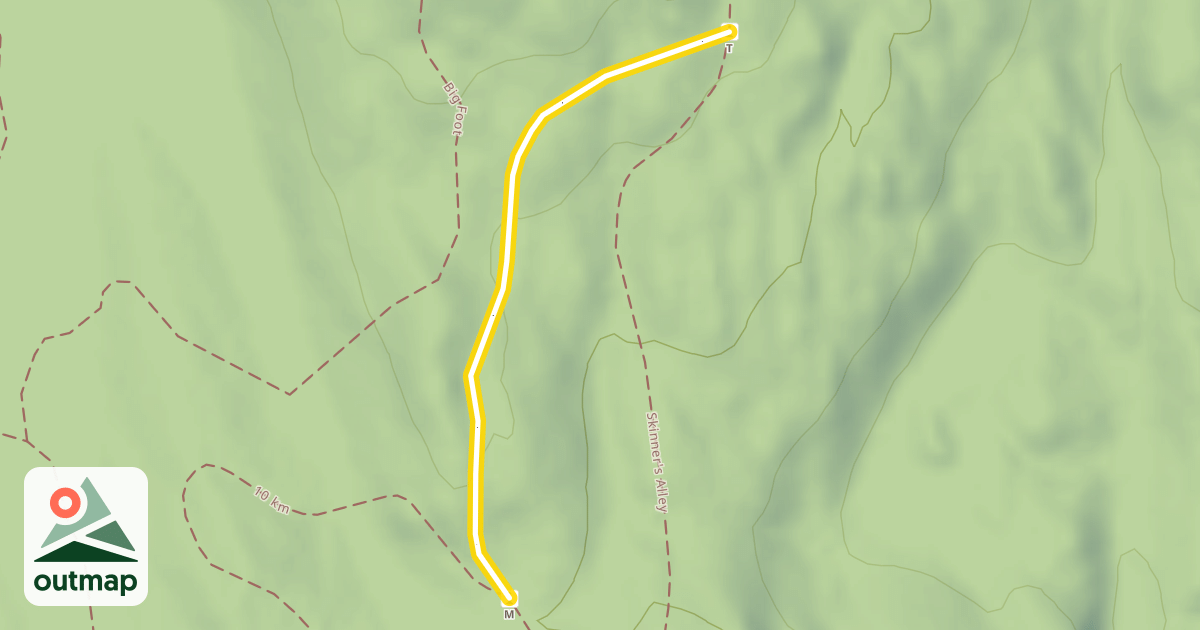 Map of 7.5 km