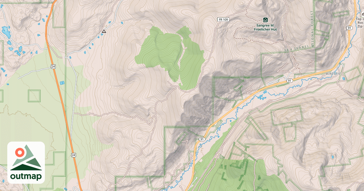 Map of MT. ZION 4WD