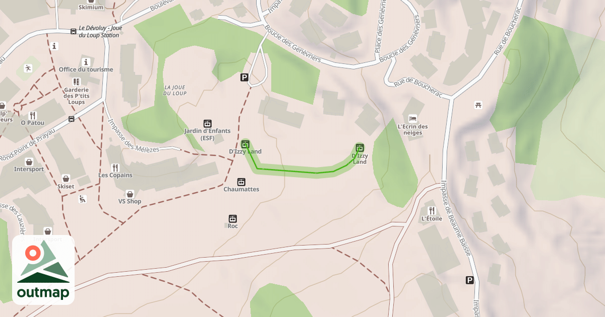 Map of Bambi Loup