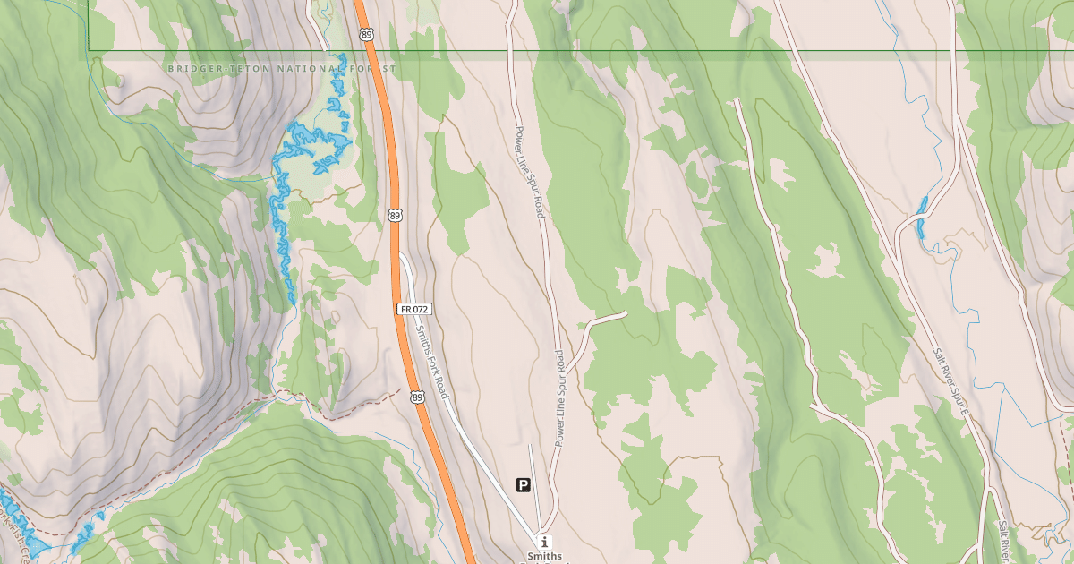 Map preview of POWER LINE SPUR