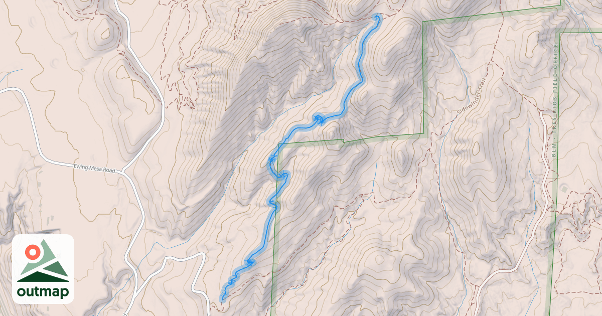 Map of Crite's Connect Trail