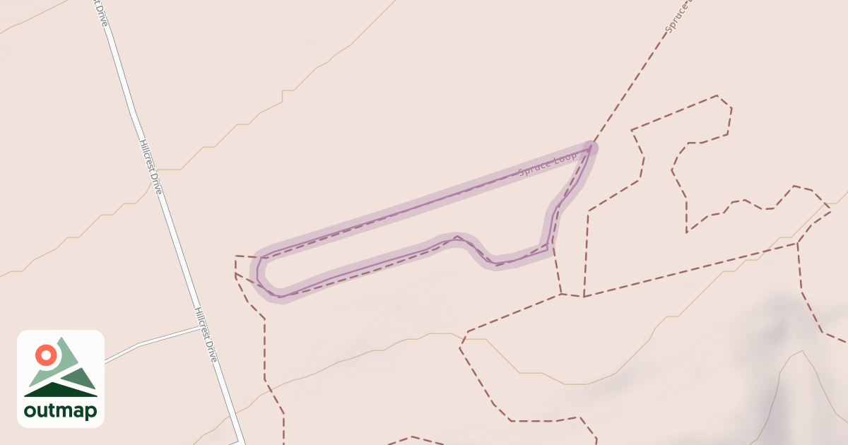 Map of Spruce Loop