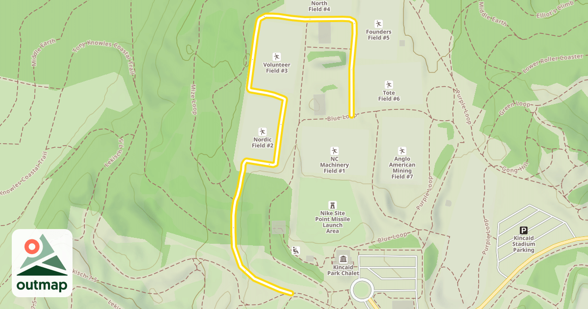 Map of Chalet Loop